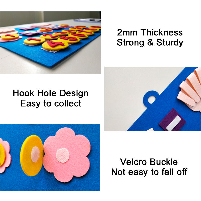 Toddler Montessori Toys Felt F - Kids Education Number 评论和价格