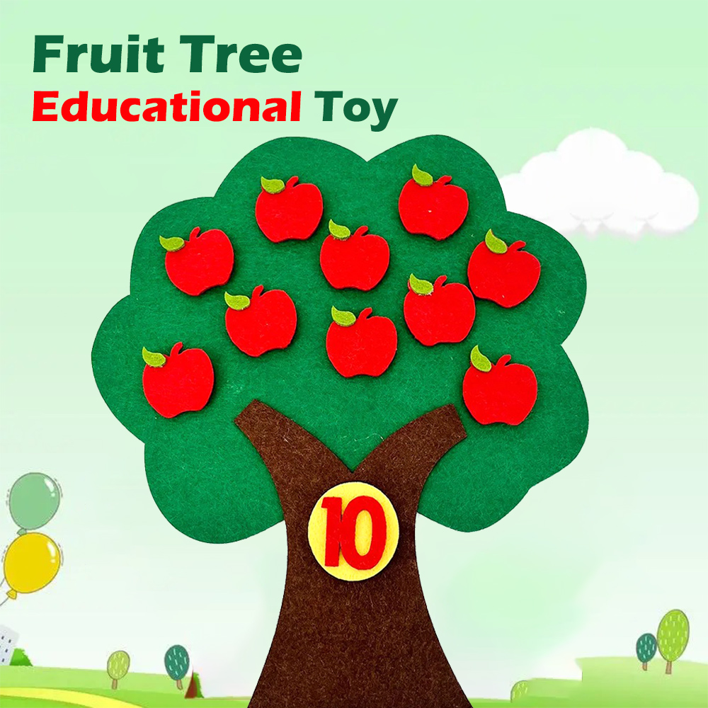 Montessori Fruit Tree Counting - Kids Education Number 评论和价格