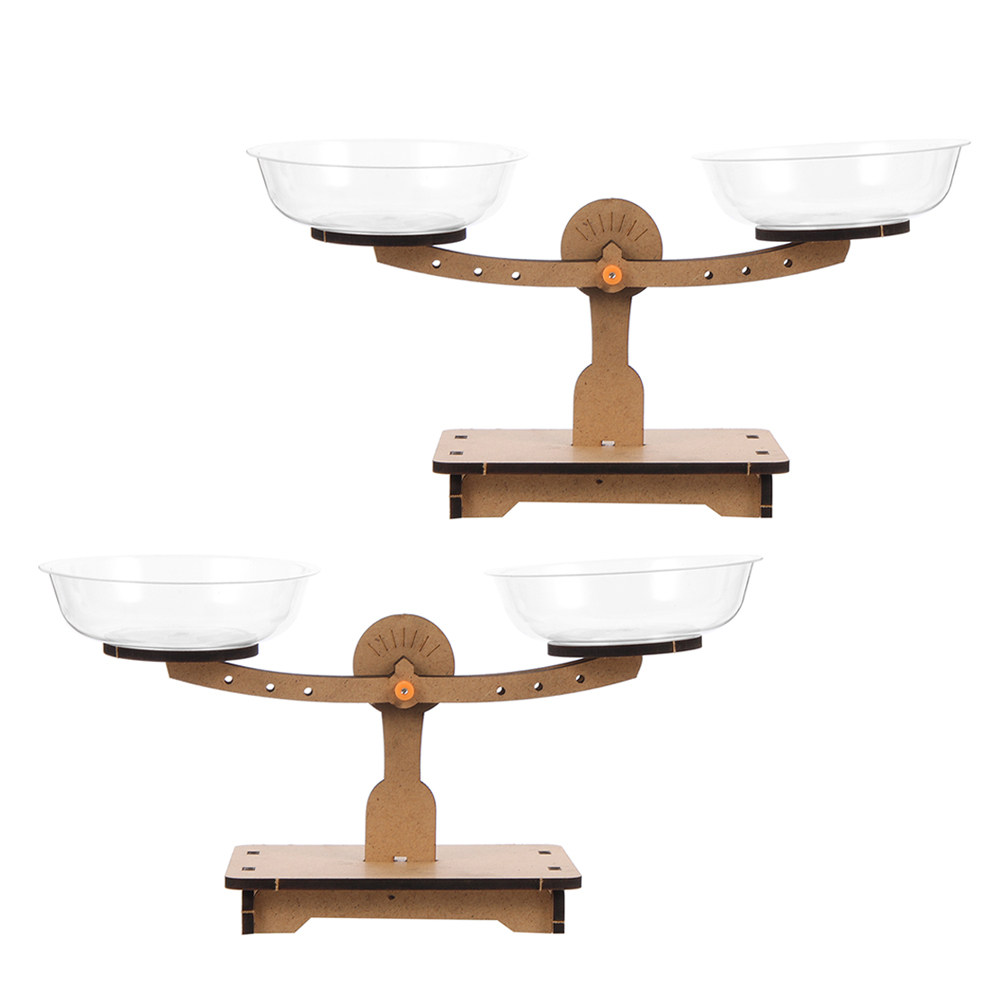 2Pcs Stem Wooden Balance Scale - Kids Education Activities 评论和价格