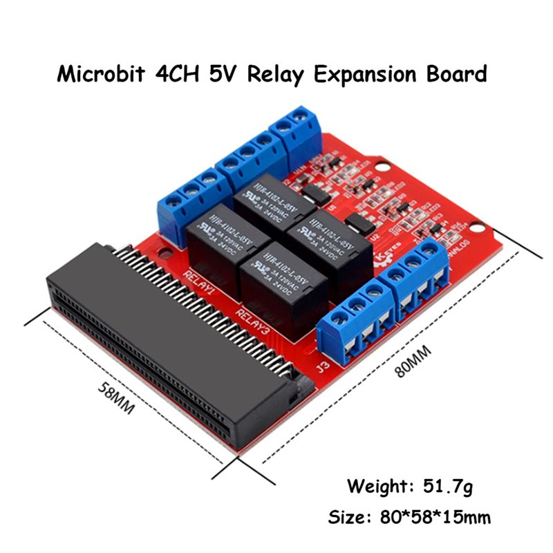TCE Microbit 4 Channel Relay M - Kids Education Channel 评论和价格
