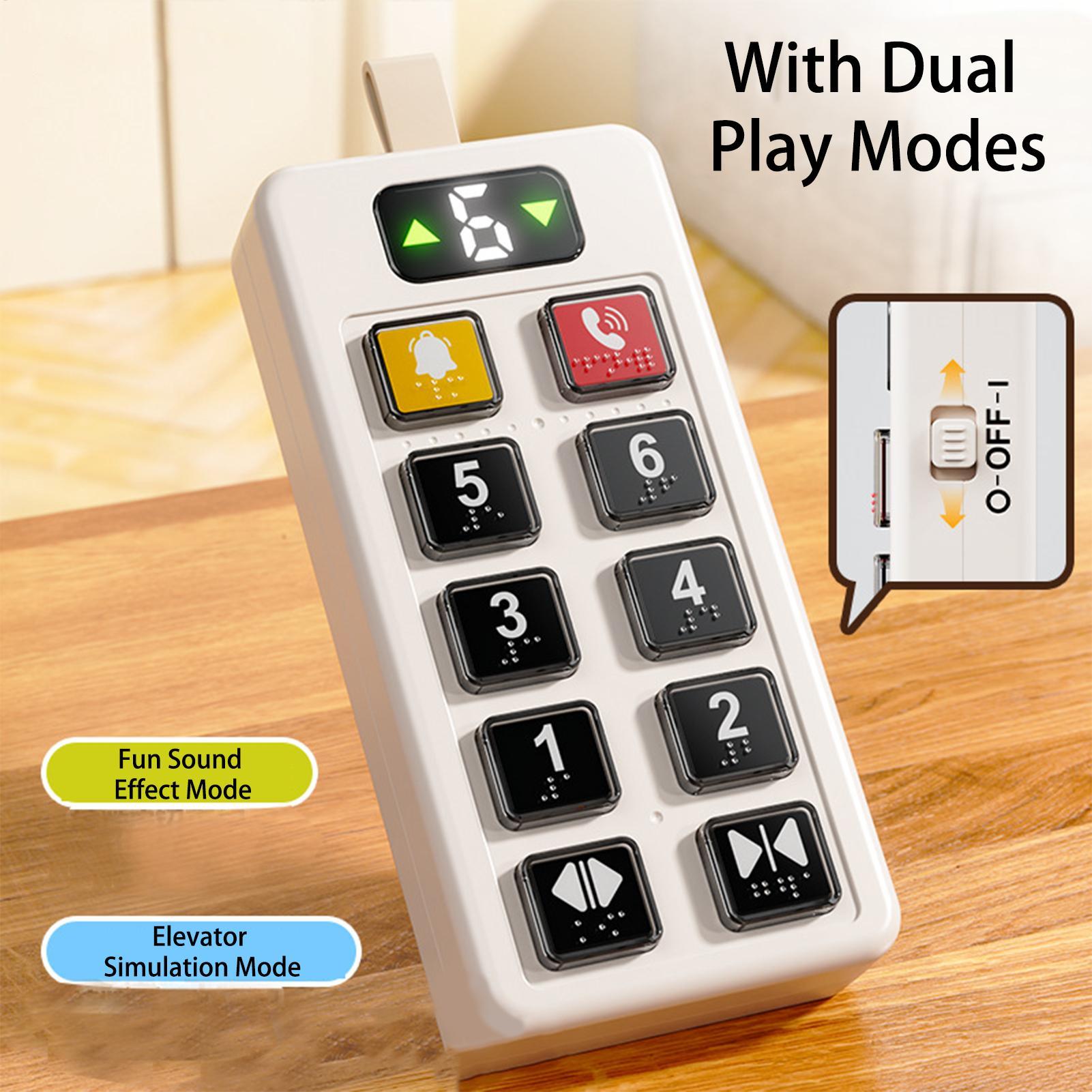 Elevator Button Panel Toys Edu - Kids Education Number 评论和价格