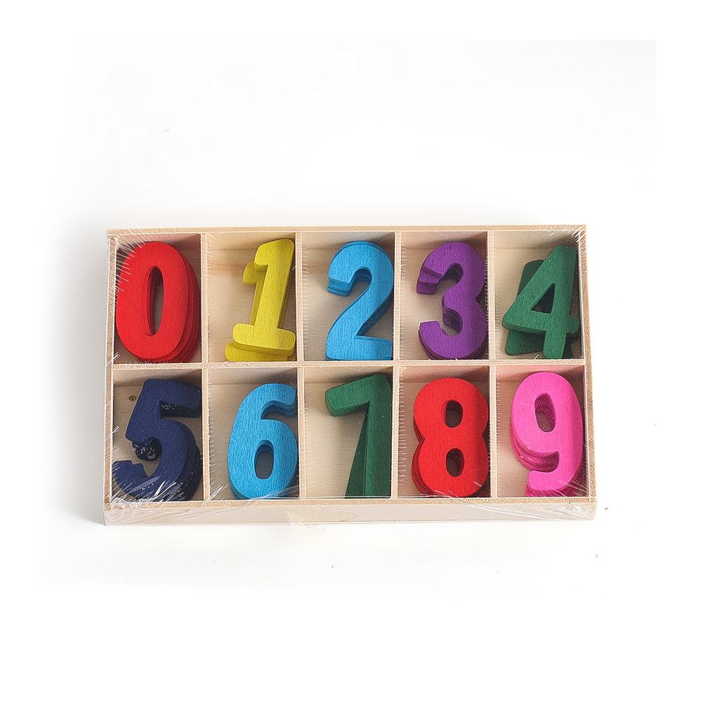 Wood Numbers Unfinished Crafts - Kids Education Name 评论和价格