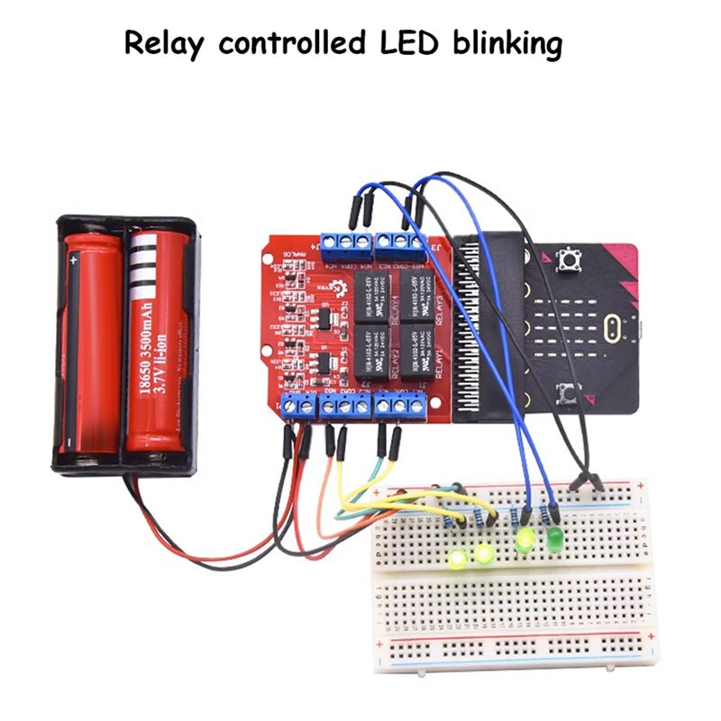 A40I Microbit 4 Channel Relay  - Kids Education Channel 评论和价格
