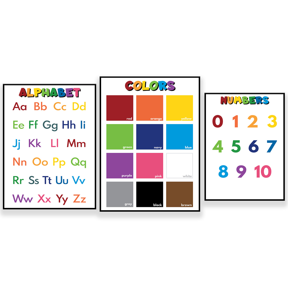 COLOR NAMES,ALPHABET,NUMBERS f - Kids Education Name 评论和价格