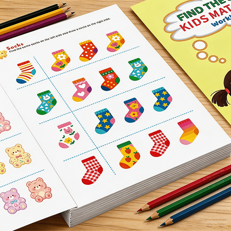 Find The Same Matching Workboo - Kids Education Activities 评论和价格