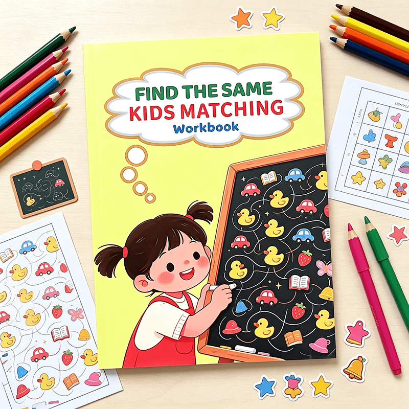 Find The Same Matching Workboo - Kids Education Activities 评论和价格